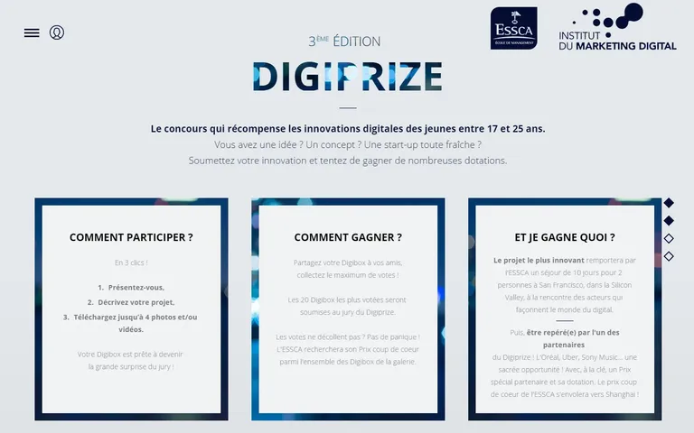 Digiprize 3 - Comment Participer