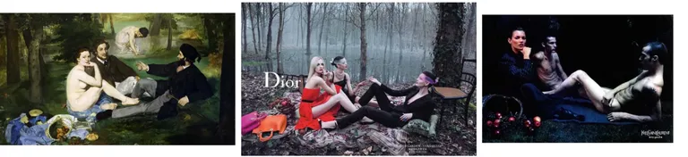 Art Manet x Dior - Le déjeuner sur l'herbe Manet x Yves Saint Laurent