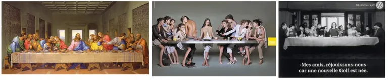 Art Léonard de Vinci x Marithé + François Girbaud et Léonard de Vinci x Volkswagen - La Cène