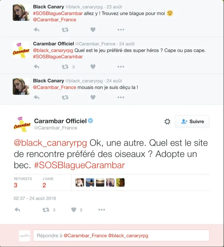 #SOSblaguecarambar, la campagne 100% Twitter
