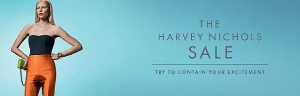 Les soldes Harvey Nichols : essayez de contenir votre exitation !