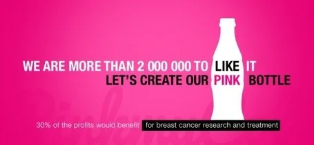 Pink My Cola - Et si les bouteilles de Coca-Cola devenaient roses ?