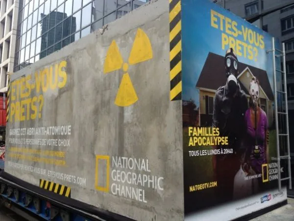 National Geographic Channel met en jeu un abri anti-atomique