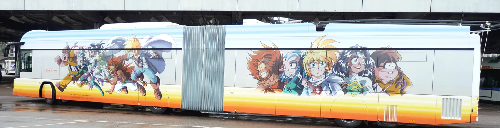 Les légendaires illustrent les bus de Limoges !