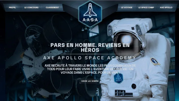 Devenez astronaute avec Axe Apollo