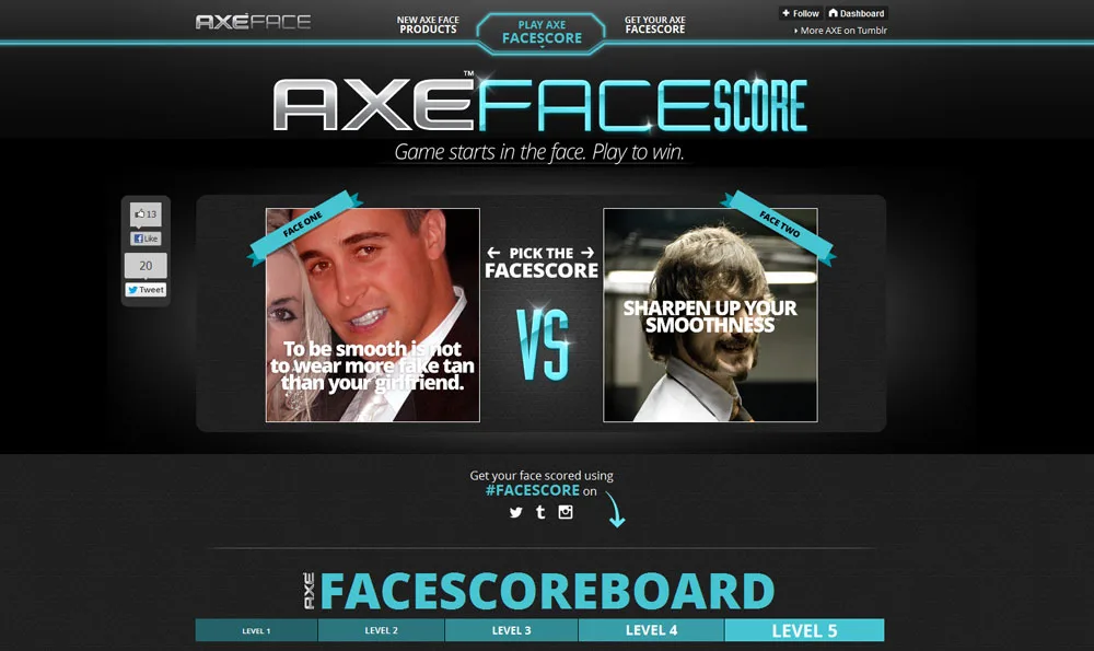 Axe prend soin de votre visage