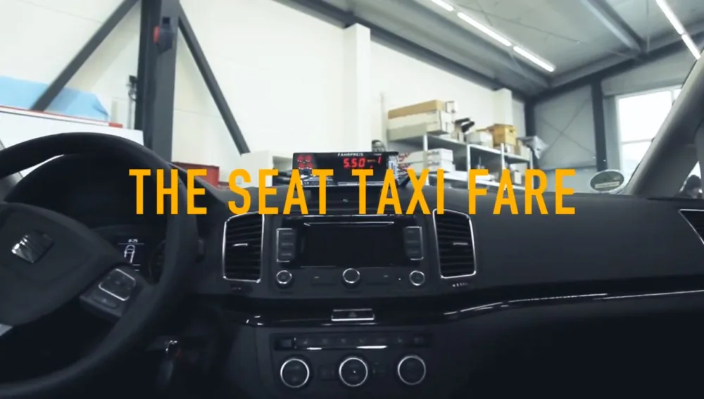 Seat : le tarif descend quand le taxi ralentit !