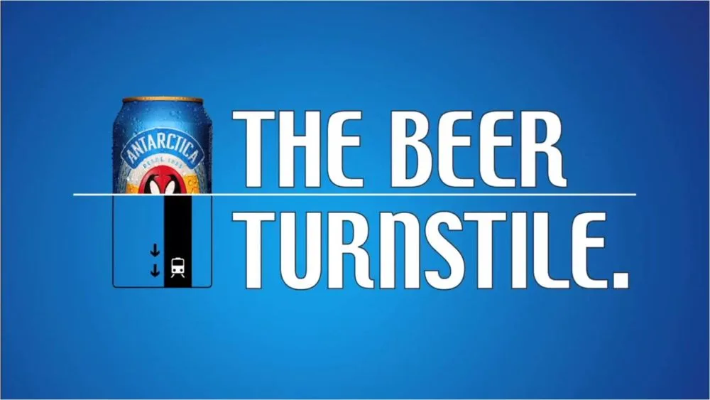 Antarctica : une cannette de bière devient un ticket de métro