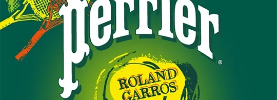 Les 150 ans de Perrier, ou l'expérience du Pop Art à Roland Garros