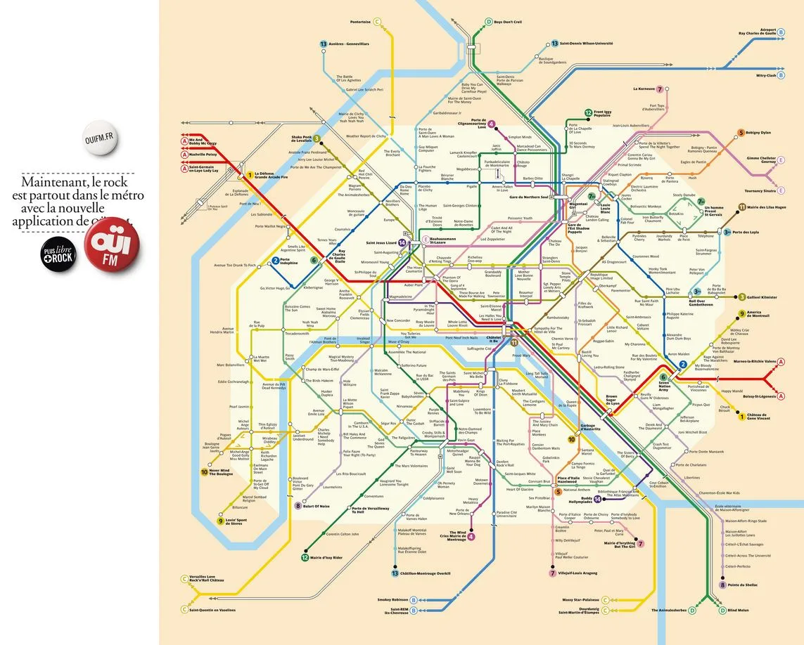 OÜI FM : Le plan de métro rock !