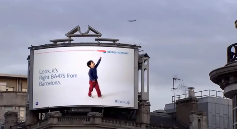 La campagne digitale de British Airways prend de la hauteur