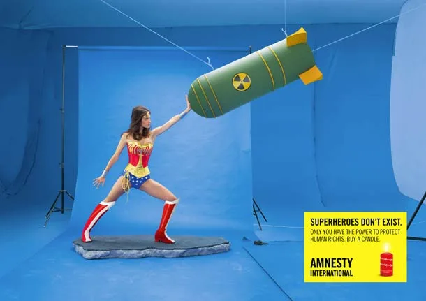 Amnesty International remet en place les Supers Héros