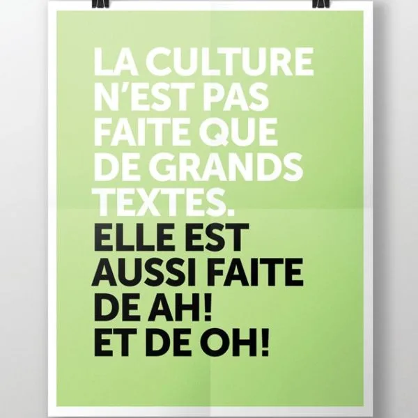 La culture nécessaire pour le corps, avec la Fondation Cultura