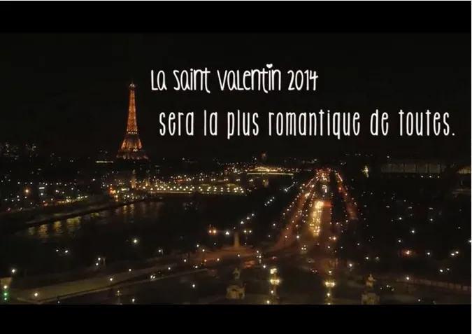 Les publicités de la Saint Valentin