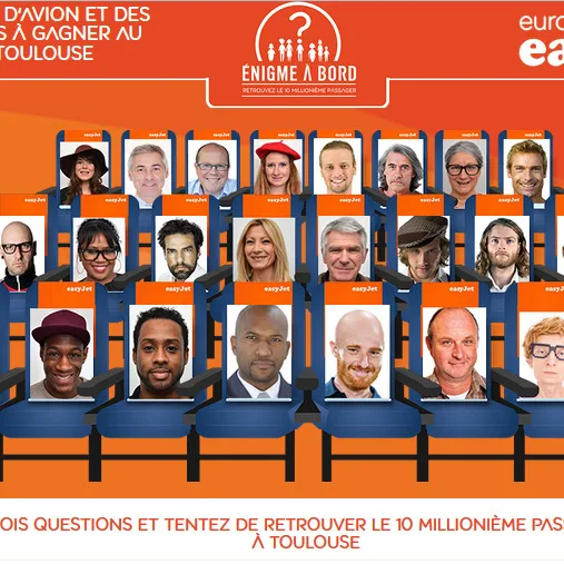«  Qui est-ce » au goût du jour par Easy Jet