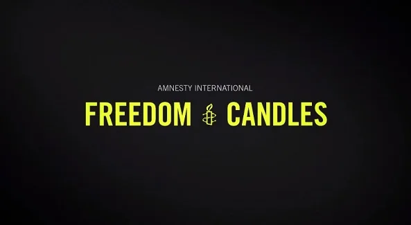 Les bougies de la liberté par Amnesty International