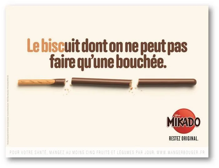 Publicité Mikado les nouveaux affichages