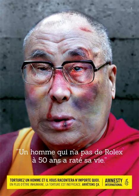 Amnesty Internationnal - Dalaï Lama