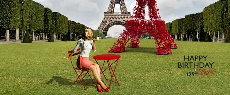 Une deuxième Tour Eiffel à Paris par Fermob