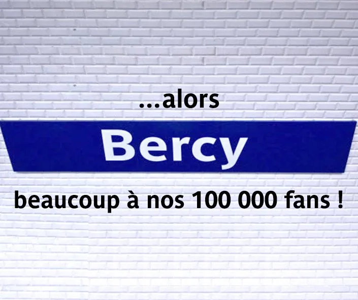 Les remerciements de la RATP pour ses 100 000 fans