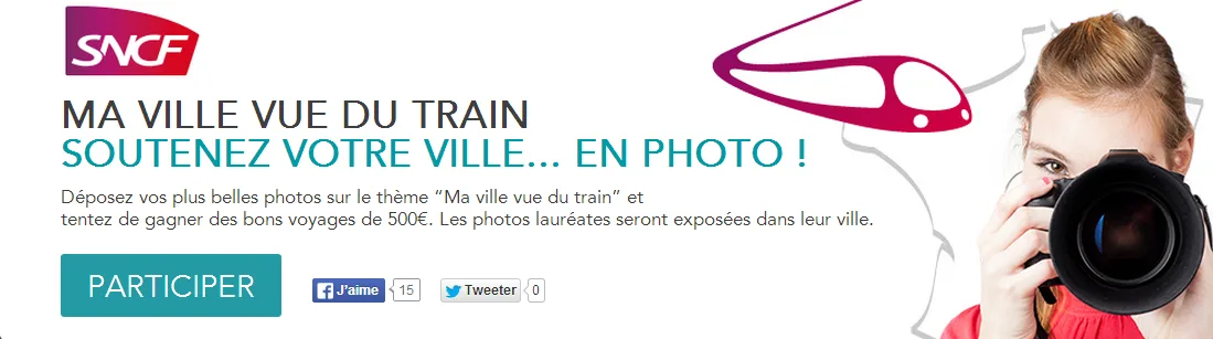 SNCF LANCE LA 4EME EDITION DE SON CONCOURS PHOTO « MA VILLE VUE DU TRAIN »