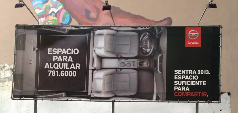 Quand Nissan partage ses affiches publicitaires