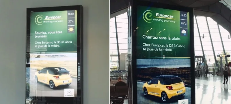Campagne surprenante sur DS3 Cabrio par Europcar