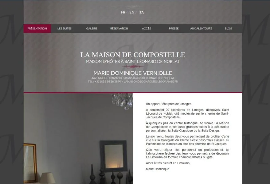 La Maison de Compostelle, une maison d'hôtes en Limousin