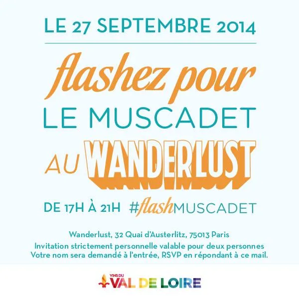 Flashez pour le muscadet