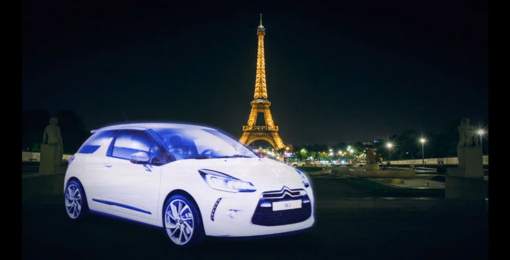 L’agence digitale Care révèle la DS 3 en lumière