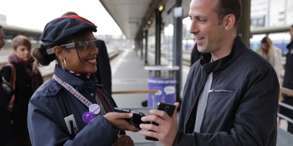 La SNCF teste les Google Glass