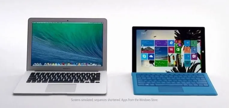 Microsoft, précurseur de la publicité comparative high-tech