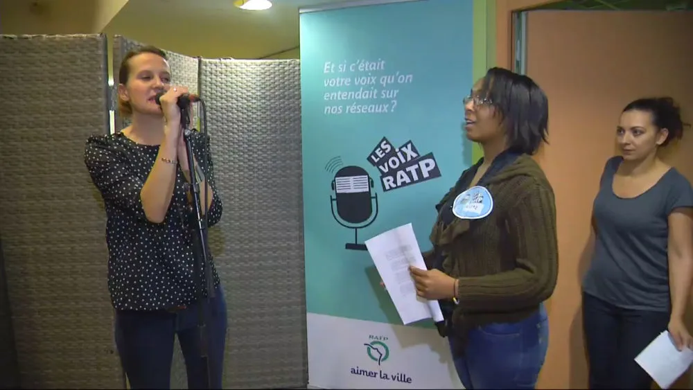 A l’occasion d’un grand casting, la RATP renouvelle ses voix avec l’aide de Sixième Son