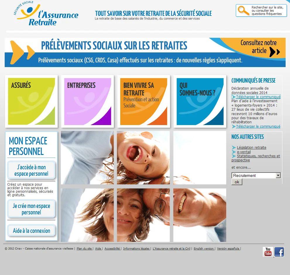 La CNAV invite les retraités à gérer leur retraite en ligne