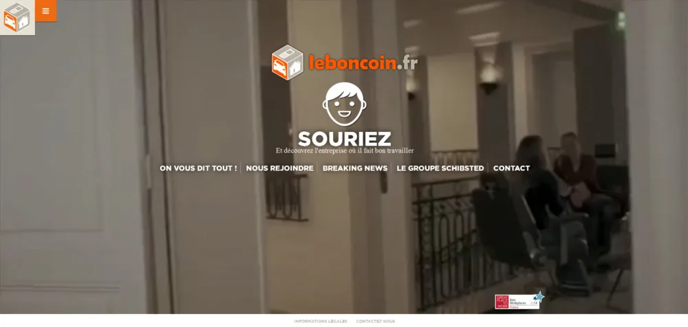 Le site corporate leboncoin.fr