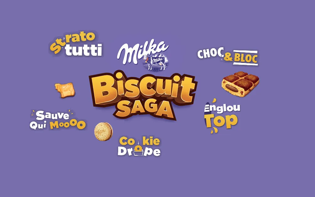 Milka Biscuit Saga, le jeu publicitaire innovant