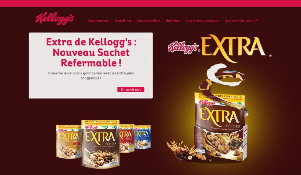 Kellogg's Extra : "Son goût passe avant tout"