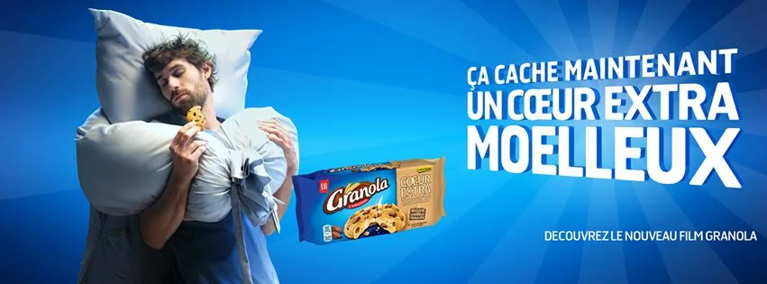 Granola fait de la pub pour ses cookies !