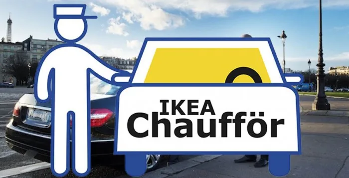 IKEA met à votre disposition son propre chauffeur privé !