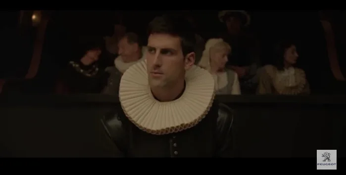 Peugeot envoie Novak Djokovic dans une autre époque...