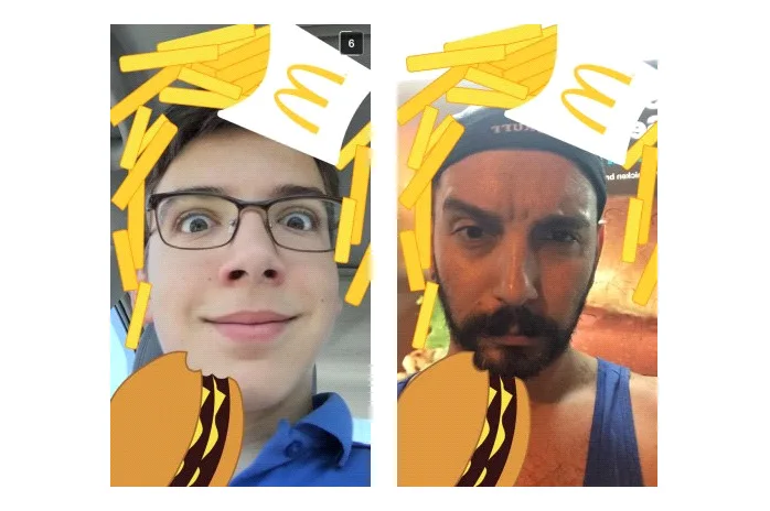 McDonald's crée ses propres géofilters sur Snapchat !
