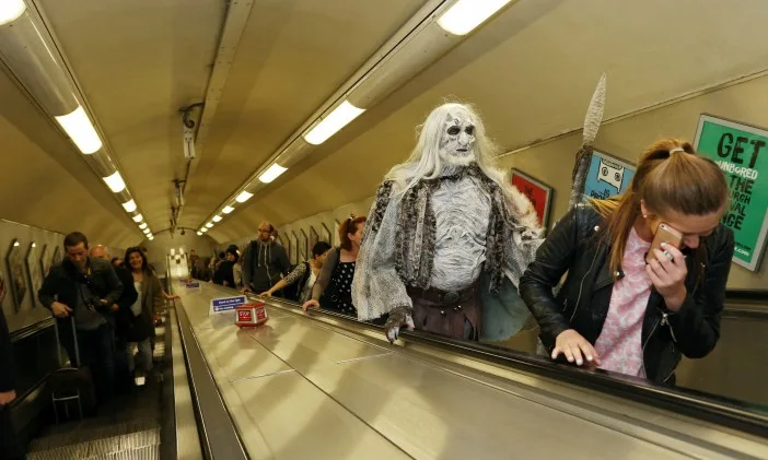 Game of Thrones : un marcheur blanc se balade à Londres !
