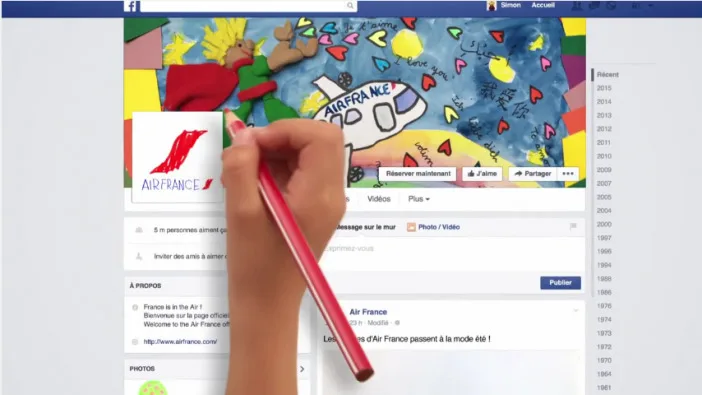 Air France retrouve ses yeux d'enfants...