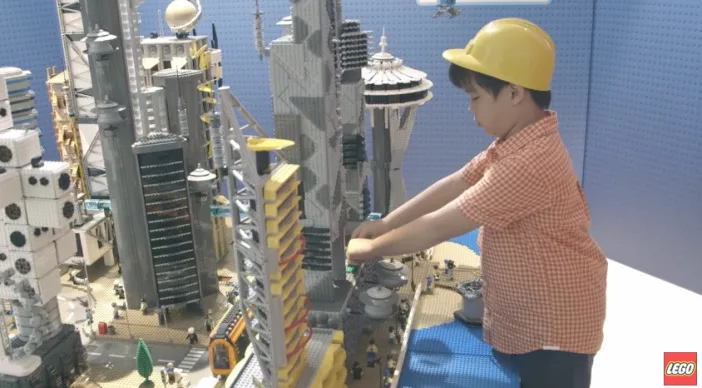 Lego demande à des enfants d'imaginer leur ville dans 50 ans...