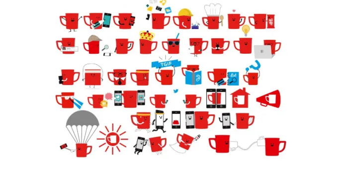 Nescafé crée son propre langage d'émoticônes !