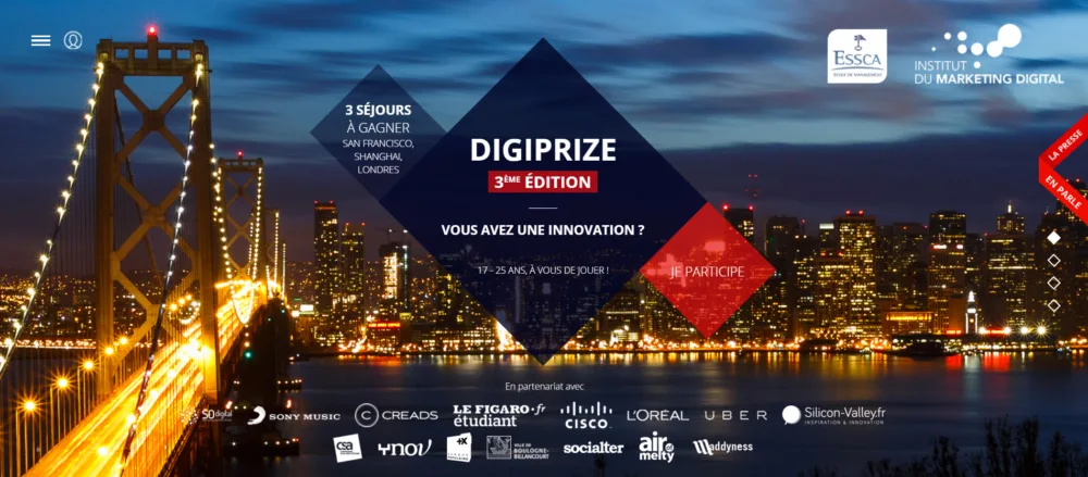 DIGIPRIZE ESSCA : LE REVELATEUR DE TALENTS DIGITAUX.
