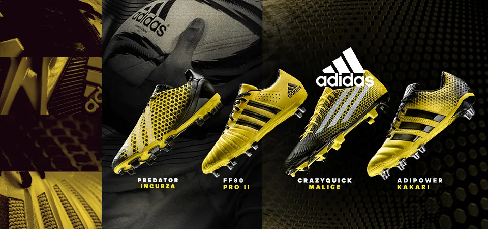Adidas lance la gamme rugby Electric Boot Range 2.0