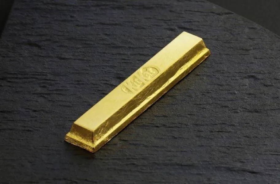 Kit Kat, une édition en OR