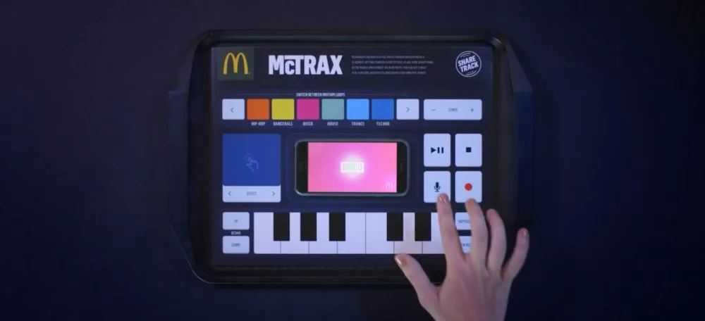 Créez votre musique avec McTrax chez McDonald’s