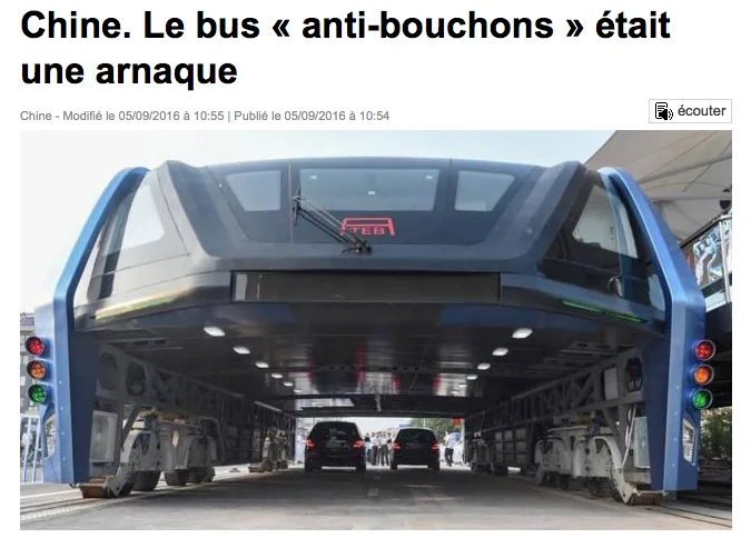 Bus anti-bouchon, une opération publicitaire qui a récolté des millions